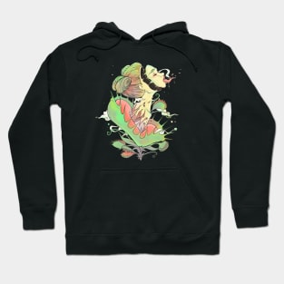 Artwork Of Venus Fly Trap Woman Hoodie